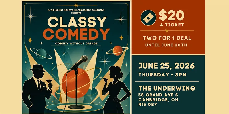 Classy Comedy - OPENING NIGHT! à The Underwing
