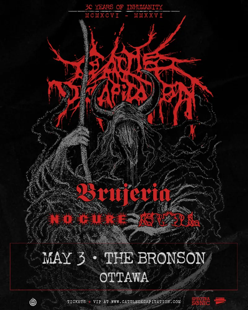 CATTLE DECAPITATION - 30 Years Of Inhumanity à Bronson Centre