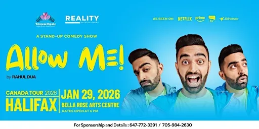 Allow Me: A Standup Comedy Show by Rahul Dua