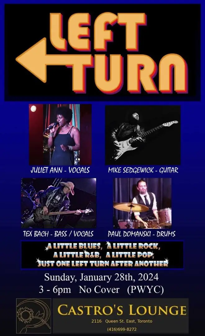 Left Turn (with Mike Sedgewick & Juliett Ann) at Castro's Lounge