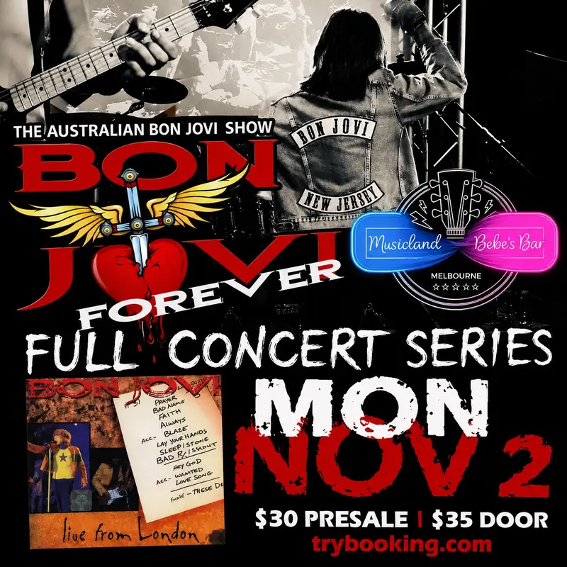 Bon Jovi Forever at Musicland Melbourne