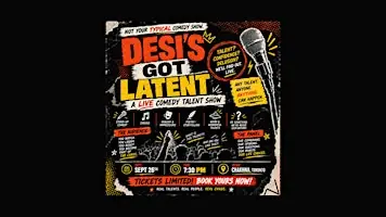 [Extra show added!] Desi’s Got Latent: A Live Comedy Talent Show in Toronto at Chakhna | Indian & Hakka | Momos | Bar