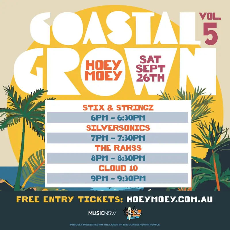Coastal Grown Music Fest: VOL. 5! à The Hoey Moey