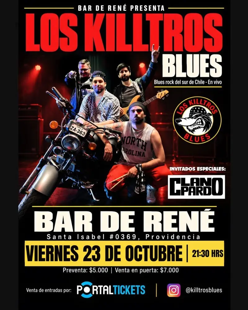 LOS KILLTROS BLUES på Bar de René