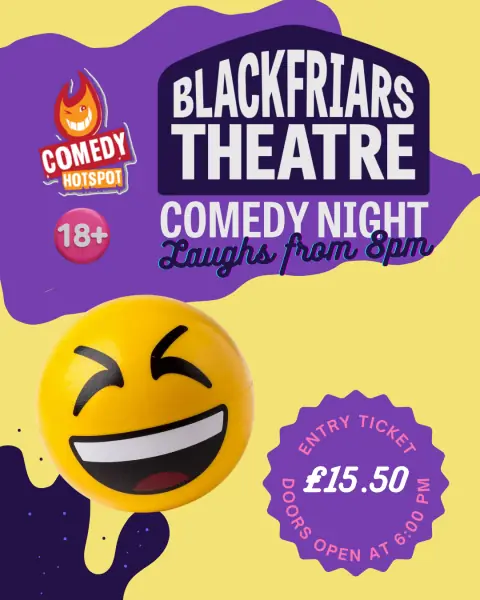NOVEMBER Comedy Night - 2026 at Blackfriars Theatre & Arts Centre