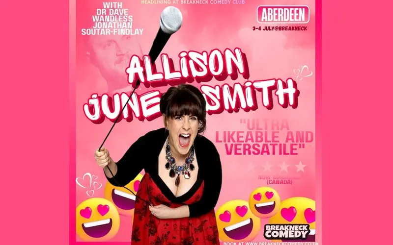Breakneck comedy: Allyson June Smith