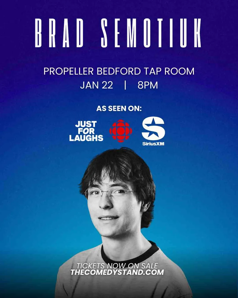 BRAD SEMOTIUK: Live in Bedford at Propeller Bedford Tap Room