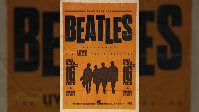 Experience The Beatles- The LIVE Years ‘60-’66. à Porter's Cardiff