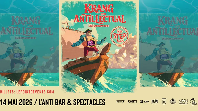 Krang, Antillectual et No Step Back at L'Anti Bar & Spectacles