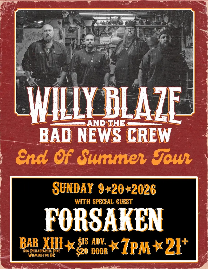 Willy Blaze & The Bad News Crew à Bar XIII