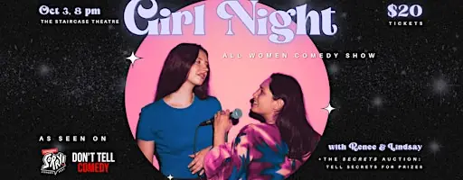 Girl Night on Tour! An All-women Comedy Show at The Staircase à The Staircase Theatre + Lounge