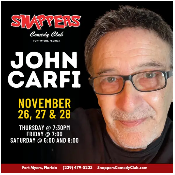 John Carfi à Snapper's Comedy Club