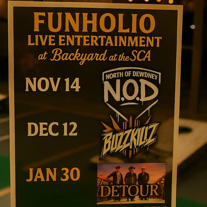 Funholio Live Entertainment at Backyard at the SCA