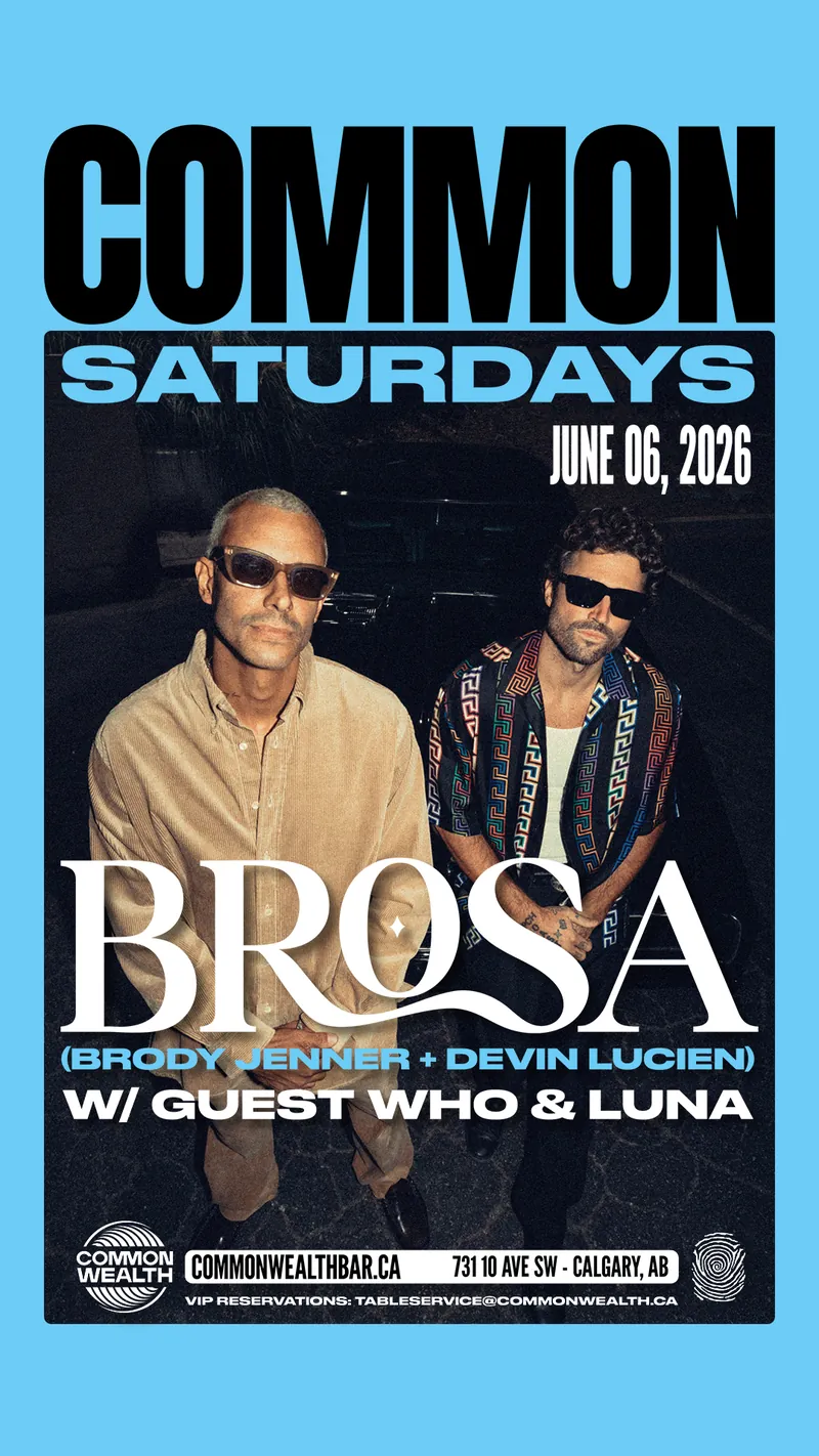 BROSA @ Common Saturdays at Commonwealth Bar & Stage