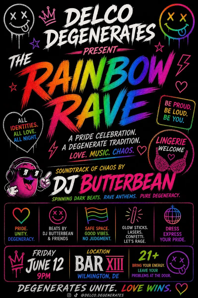 Rainbow Rave à Bar XIII
