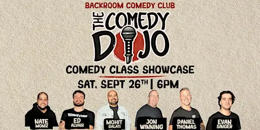 The Comedy Dojo Comedy Class Showcase en Backroom Comedy Club