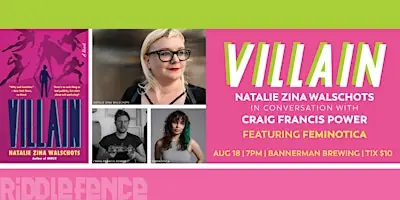 VILLAIN: Author Natalie Zina Walschots at Bannerman Brewing at Bannerman Brewing Co.