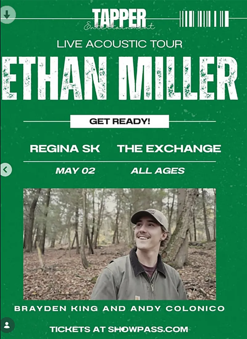 Ethan Miller, Brayden King, Andy Colonico à Exchange/The Club