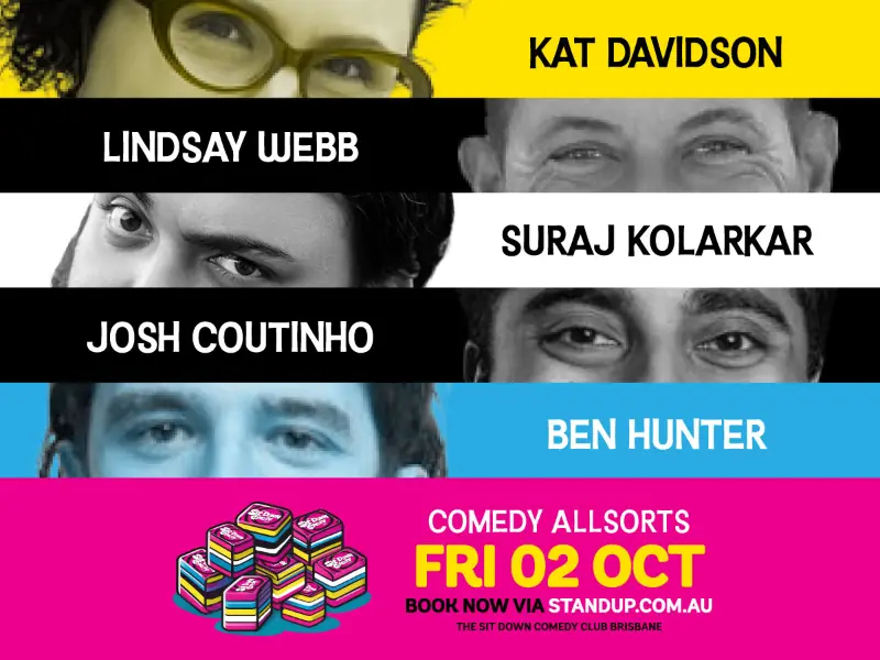 Comedy Allsorts - Fri 02 Oct at Sit Down Comedy Club