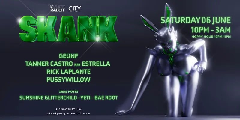 WHITE RABBIT X SKANK à City at Night