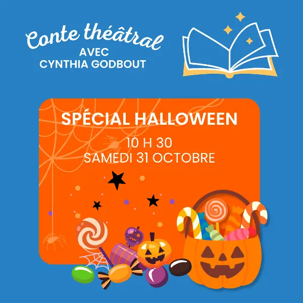 Conte théâtral avec Cynthia Godbout - Spécial Halloween at Ville de La Sarre