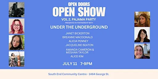 Open Doors - Open Show Vol 2. Pajama Party à Southend Community Centre