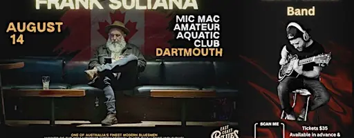 Frank Sultana & Kevin Fletcher Band at Mic Mac Amateur Aquatic Club