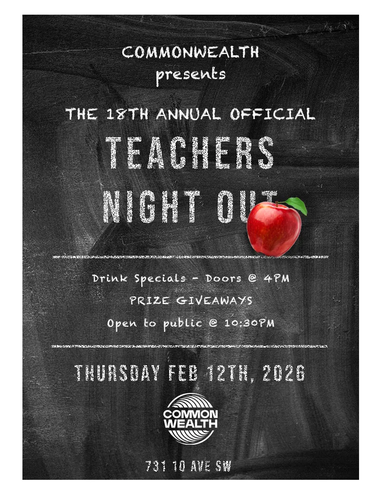Teachers Night Out at Commonwealth Bar & Stage