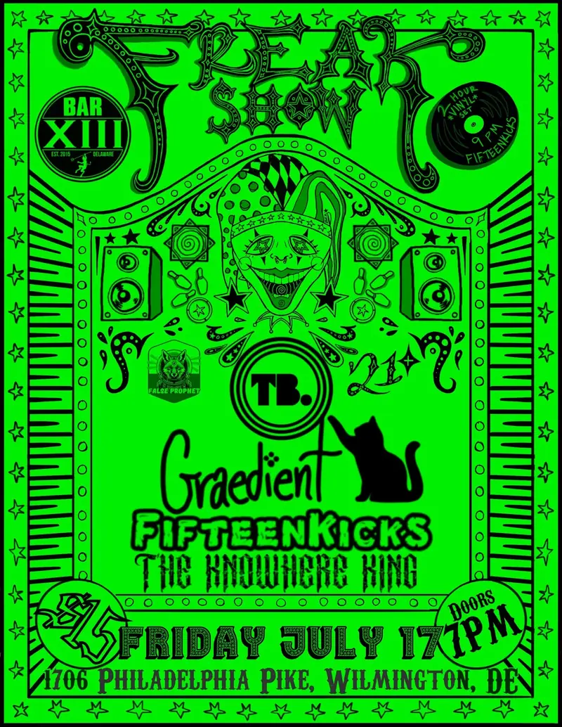 Freak Show Rave à Bar XIII