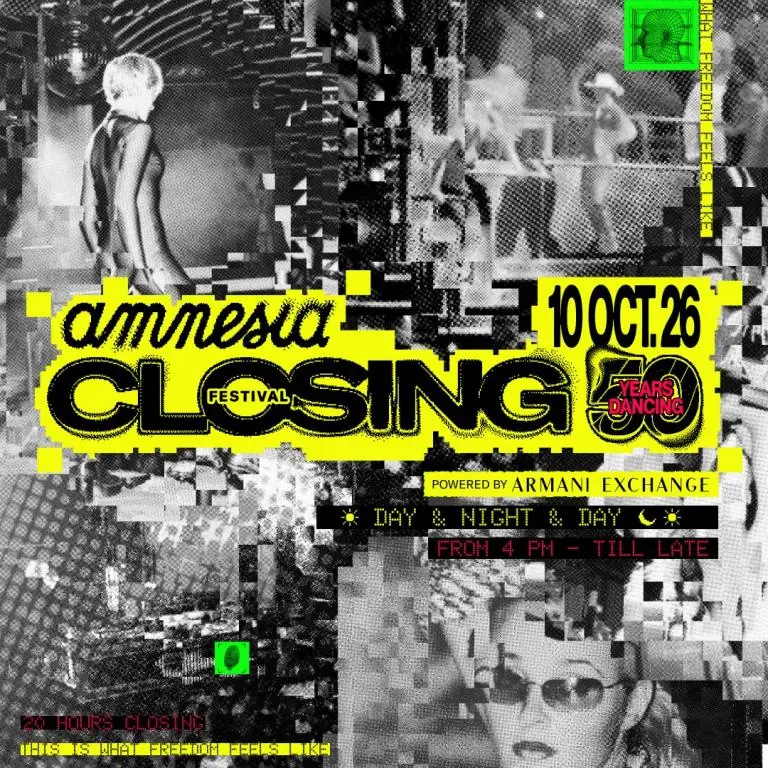 AMNESIA 50TH CLOSING FESTIVAL (DAY) à Amnesia Ibiza