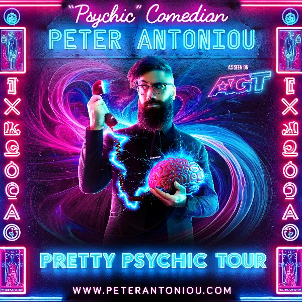 Peter Antoniou: Psychic Comedian at The Comedy Zone Charlotte