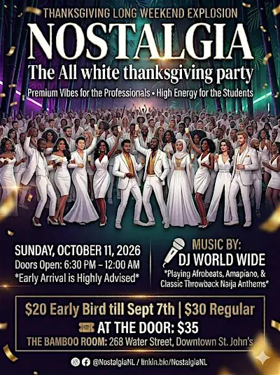 NOSTALGIA: The All White Thanksgiving Party