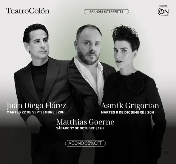 Grandes Intérpretes Internacionales à Teatro Colón