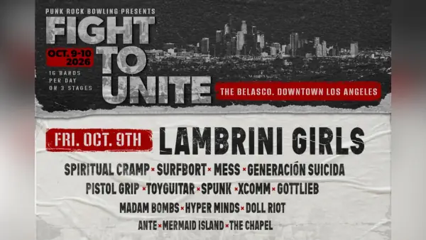 Punk Rock Bowling Presents: Fight to Unite à The Belasco Theater