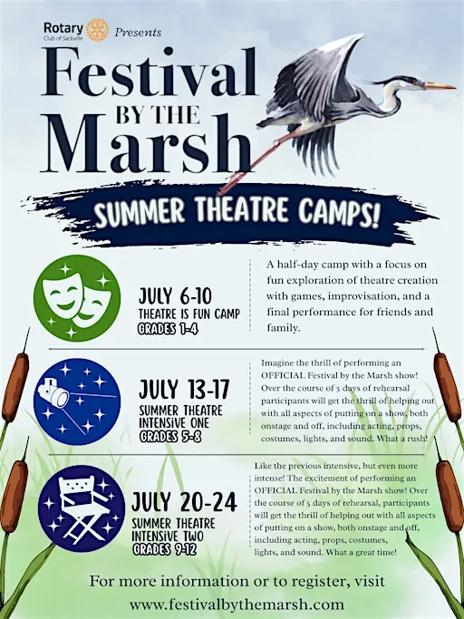 Theatre is Fun Camp: for Grades 1 to 6, from at Sackville Curling Club