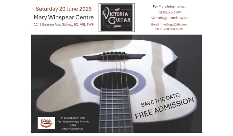Victoria Guitar Show à Mary Winspear Centre