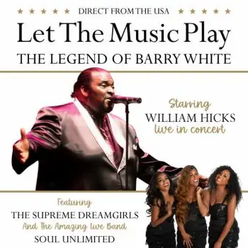 Let The Music Play: THE LEGEND OF BARRY WHITE à Huddersfield Town Hall
