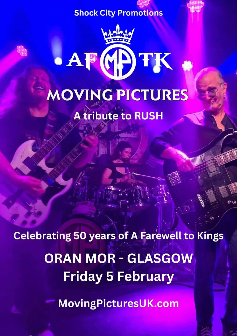 Moving Pictures – A Tribute to Rush à Òran Mór
