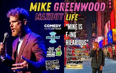 Mike Greenwood's MAXOUT Life Stand Up Comedy Tour at Florence Simmons Performance Hall