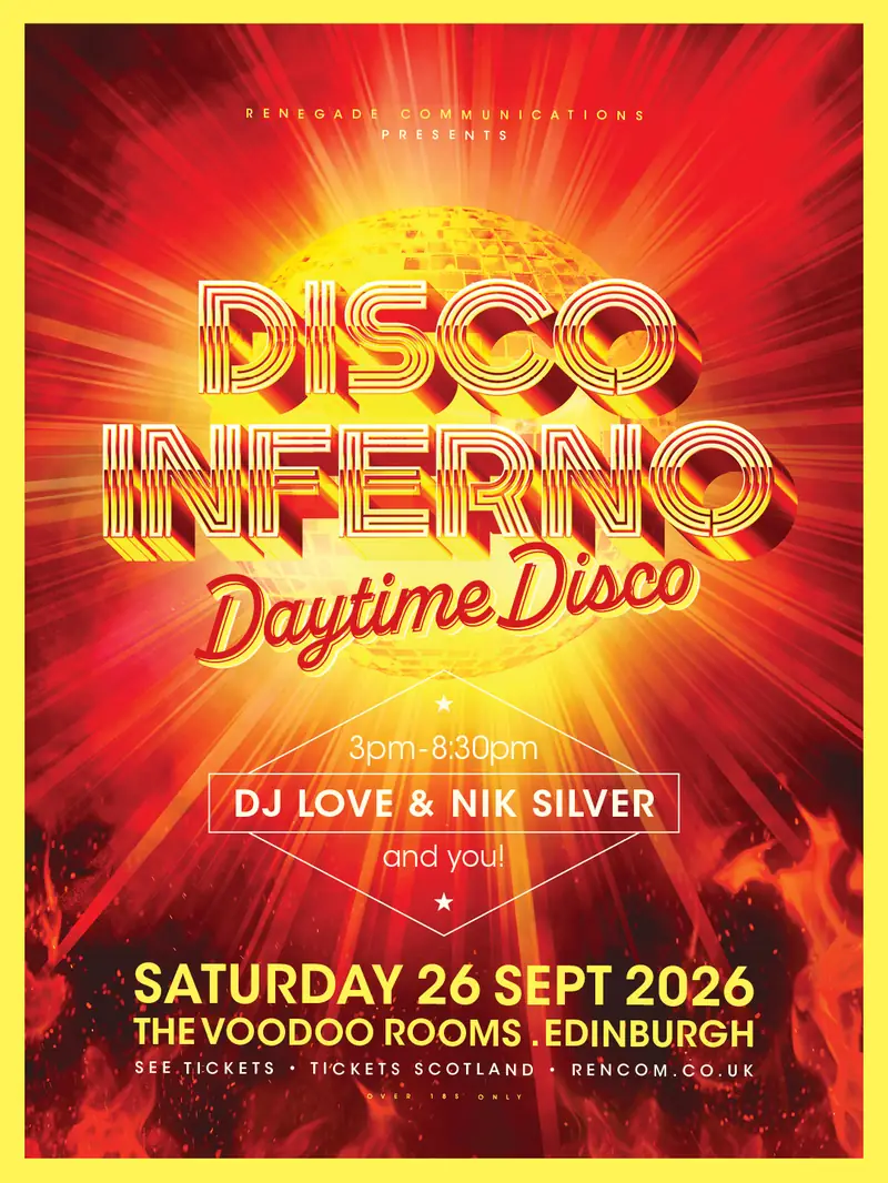 Disco Inferno – Daytime Disco à The Voodoo Rooms