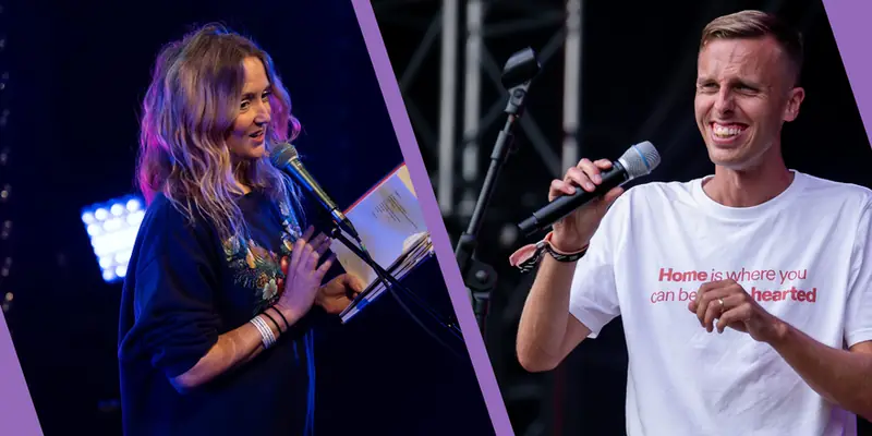 Hollie McNish and Harry Baker at Brighton Dome