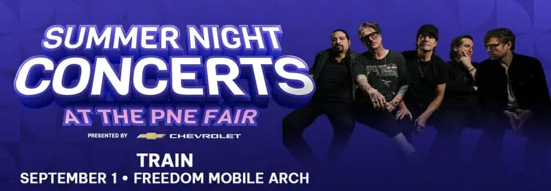 Train, 2026 Summer Night Concerts en Freedom Mobile Amphitheatre