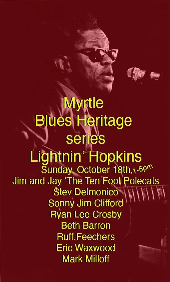 Blues Heritage Tribute to Lightnin' Hopkins à Myrtle