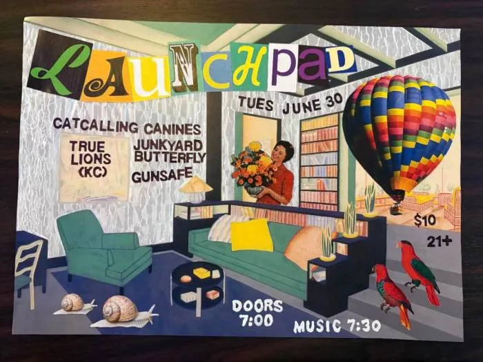 True Lions * Catcalling Canines * Gunsafe * Junkyard Butterfly à The Historic El Rey Theater