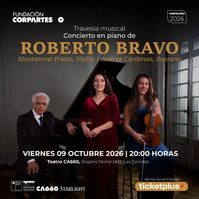 Roberto Bravo en Fundación CorpArtes