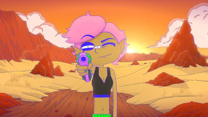 Lesbian Space Princess (15) at HOME
