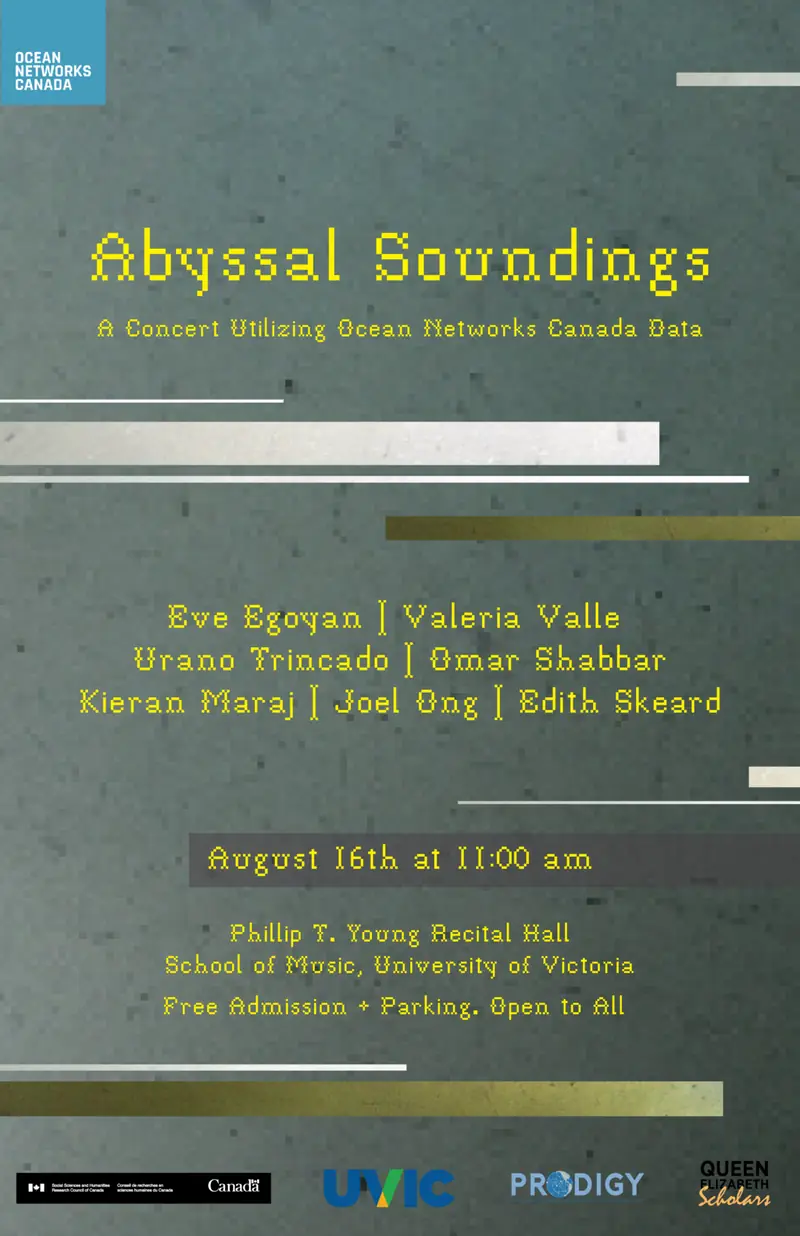 Abyssal Soundings: A Concert Utilizing Ocean Networks Canada Data