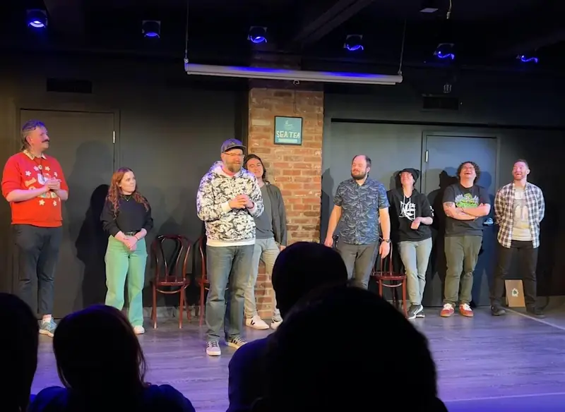 Improv Comedy JAM! Get put on a one-off team & do some scenes on our stage! at Sea Tea Comedy Theater