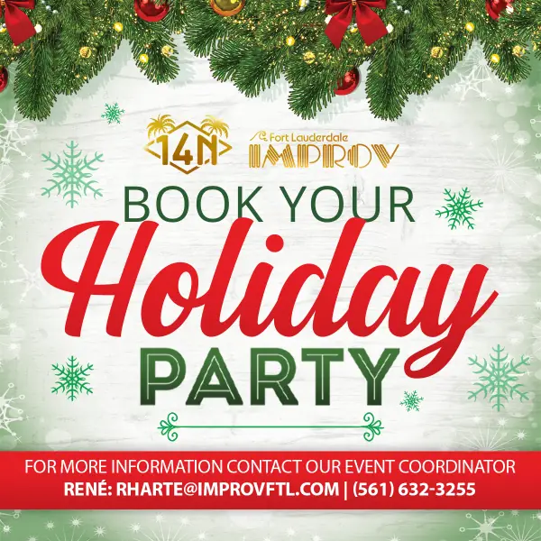 Book Your Holiday Party at Fort Lauderdale Improv