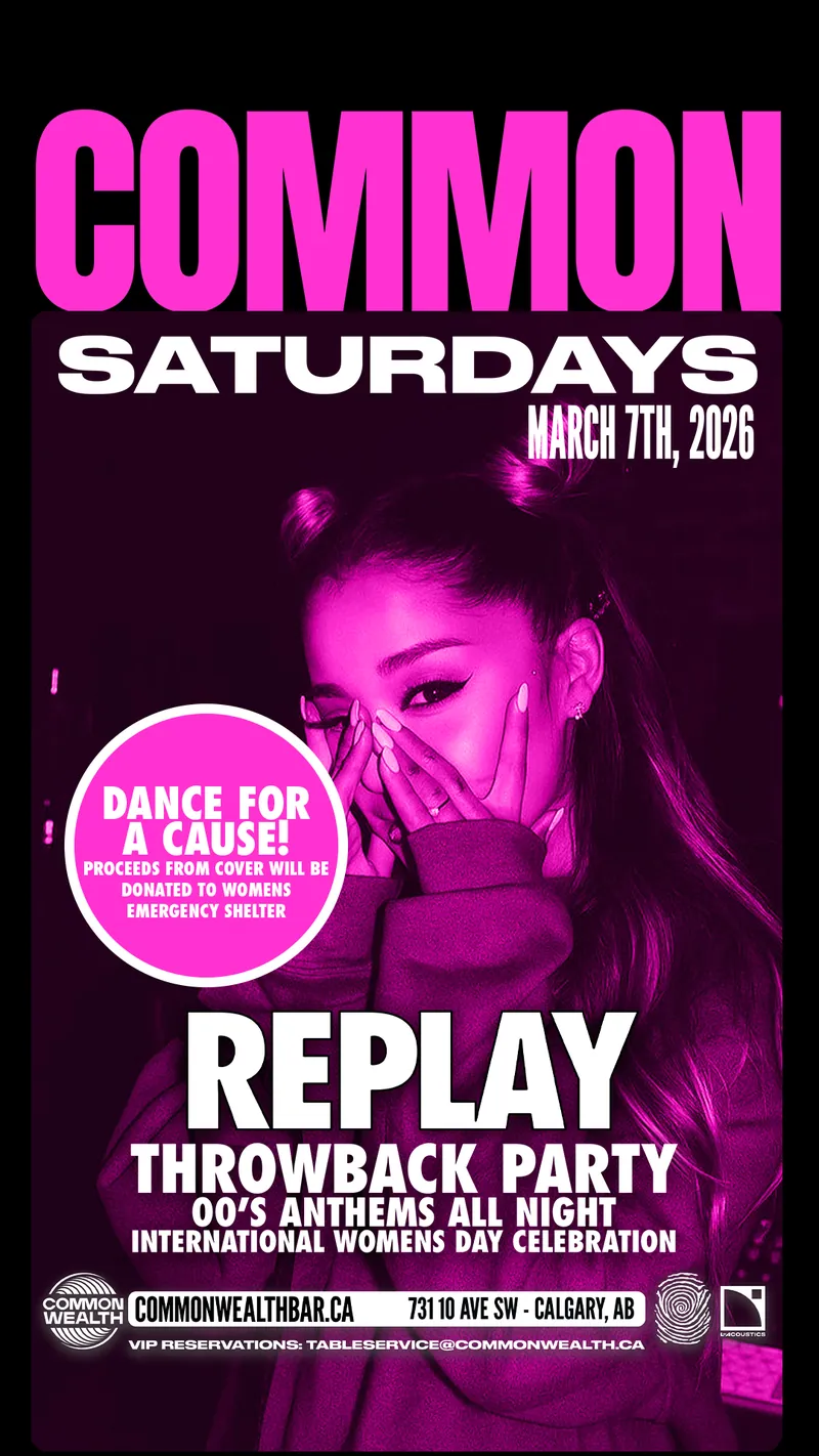REPLAY: A Throwback Party (Pres. by Common Saturday) at Commonwealth Bar & Stage